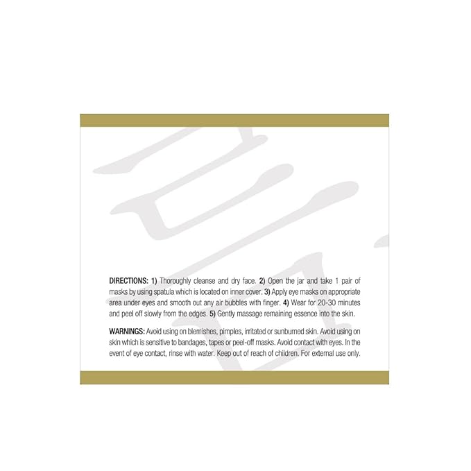 Masque Bar Hydro Gel Dark Spot Eye Patch, 30 ct.