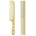Hair Styling Comb,2PCS Metal Combs For Hair Women,Space Aluminum Stainless Steel Anti-static Sparse Haircut Comb Beauty Tool(Golden)