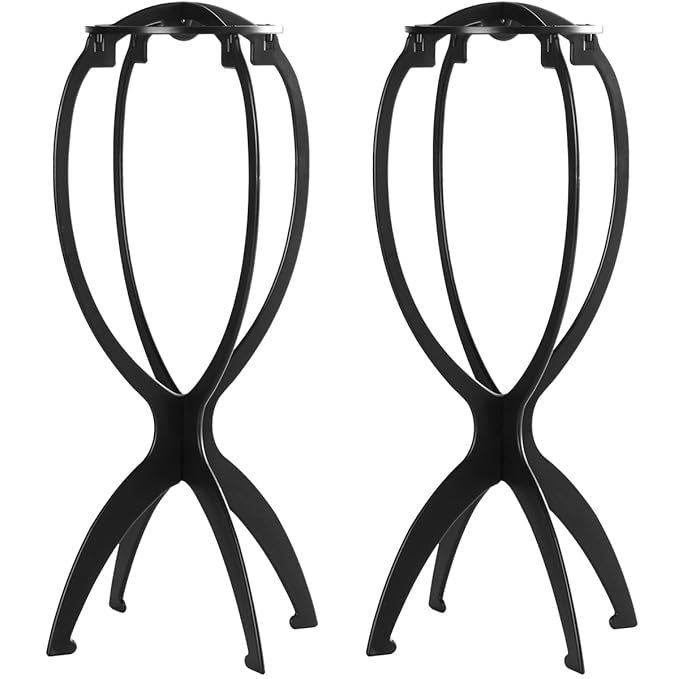 Dreamlover Wig Head Stand for Travel, 2 Packs