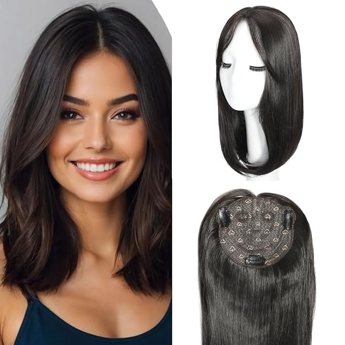 Hair Toppers for Women with Thinning Hair Toppers 360° 3D Topper Hair Pieces for Women Smiling Style Leads Fashion
