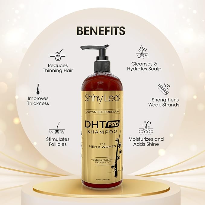 DHT Pro Shampoo and Conditioner - Advanced Formula with Procapil and Capixyl, DHT Blockers, Made In USA, Hair Loss Solution for Men and Women, Stimulates Follicles, SupportsThinning Hair
