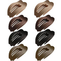 Women Flat Hair Claw Clips,Duckbill Shaped Hair Clips, Large Matte Non-Slip Hair Clips 8-Pack,Suitable for Thick Hair, Women Hair Accessories,Hair Styling Accessories