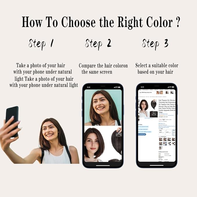 Hair Toppers for Women with Thinning Hair Toppers 360° 3D Topper Hair Pieces for Women Smiling Style Leads Fashion