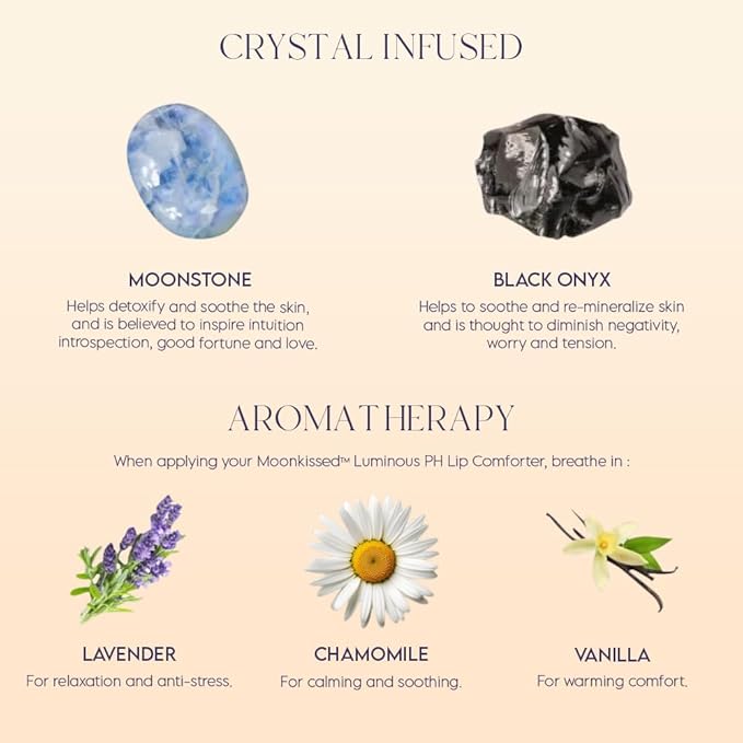 ieró Beauty Moonkissed Luminous PH Tinted Lip Balm w/Shea Butter & Vitamin E, Lip Care Moisturizer, Lip Plumper for Soft & Supple Lips, Paraben Free, Vegan, Sheer Berry w/Blue-Violet Shimmer