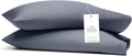 Boll & Branch Signature Hemmed Pillowcase Set - Standard, Mineral - Luxury 100% Organic Cotton - Buttery Soft and Breathable - Softer with Every Wash - 2 Pillowcases Included