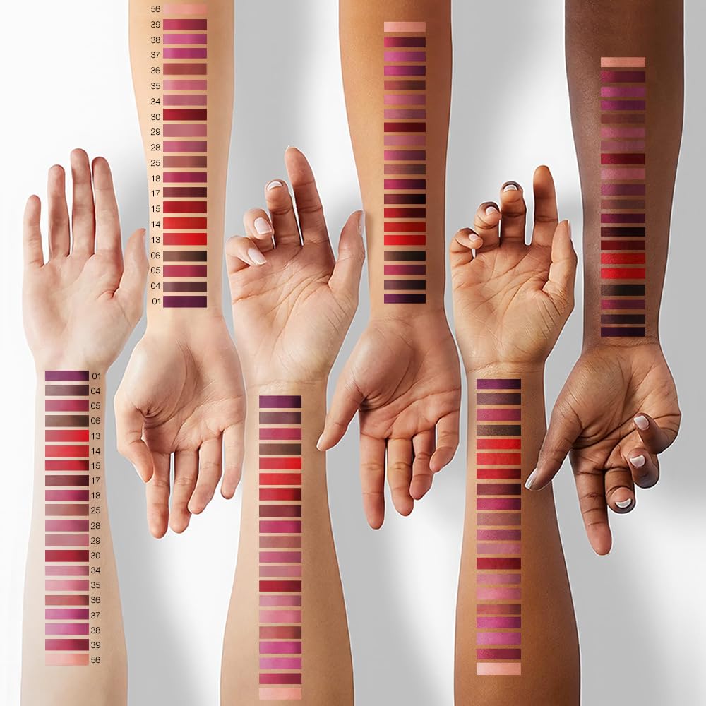 Kaely 2-in-1 Matte Lipstick and Lip Liner, Liquid Lip Stain Makeup for women Long Lasting Waterproof Smudge Proof, labiales matte mate larga duracion listip 24 hours originales, 06 Chocolate