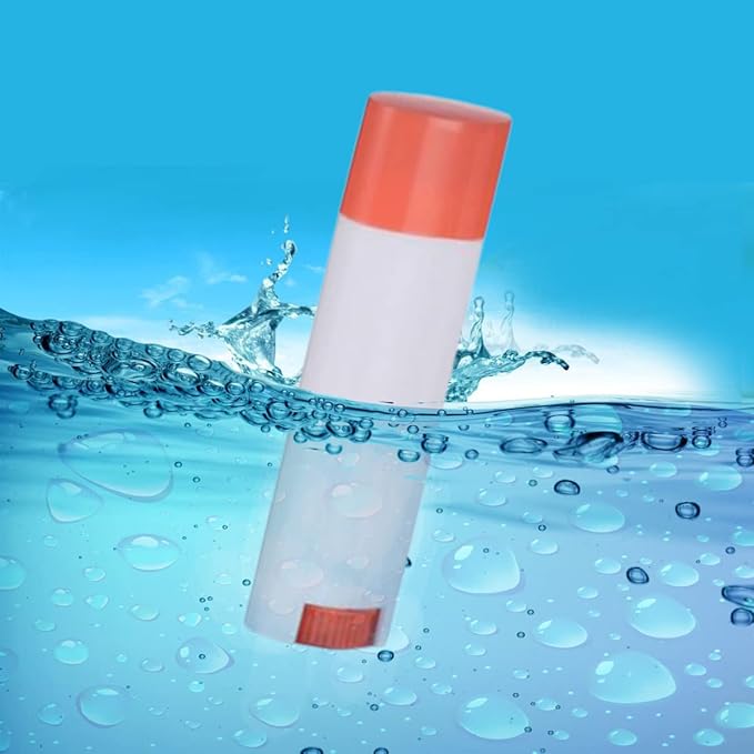 5ml 25Pcs Empty Oval Deodorant Lip balm Tubes Containers Twist-up Refillable Containers for Lipstick,Chapstick,Homemade Lip balm,DIY Deodorants(Pink White)