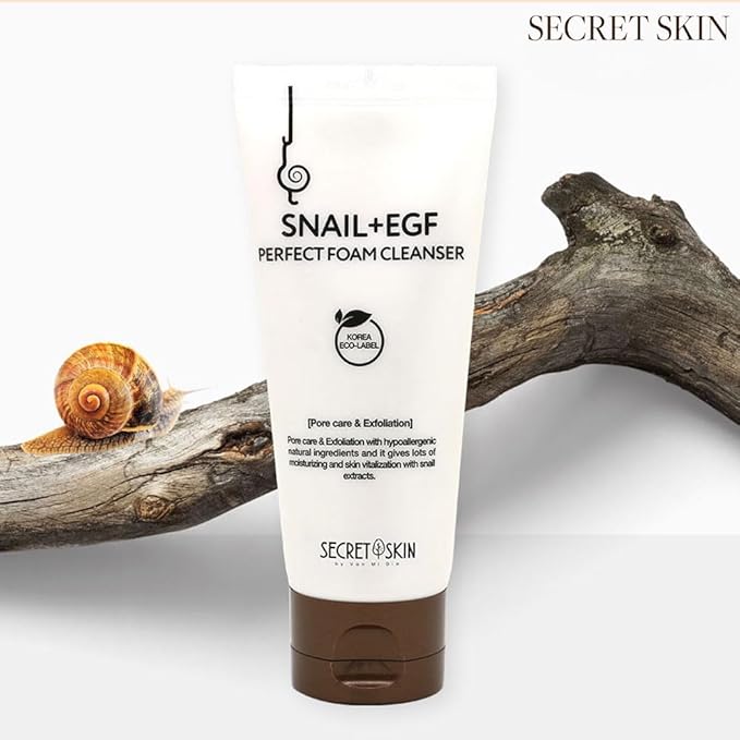 SECRET SKIN Snail+EGF Perfect Cream Wrinkle Bounce Firming Fine line Care Korean Skin Care (#03 Foam Cleanser)