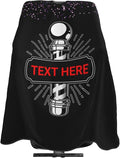 Custom Barber Cape for Men Personalized Professional Hair Cutting Cape with Text for Home Salon Barbershop