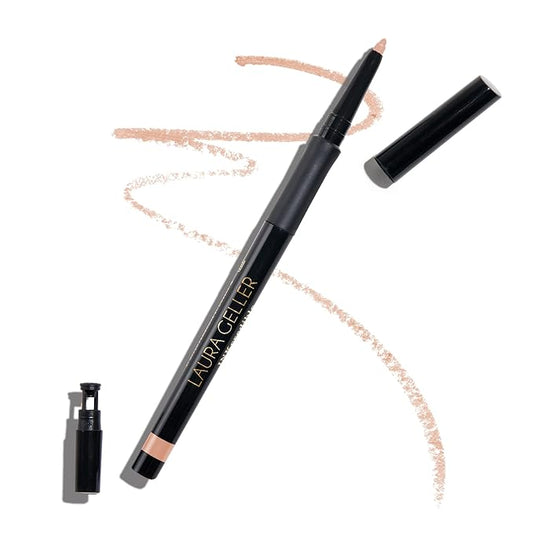 LAURA GELLER NEW YORK INKcredible Gel Eyeliner - Beige to Beige - Waterproof Smudge-proof Eyeliner Pencil - Built in Sharpener