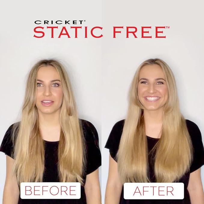 Cricket Static Free RPM 12XL Row Round Hair Brush - Effortless Curling, Blow-Drying, and Styling, Ideal for Adding Volume and Creating Smooth Finishes, All Hair Types