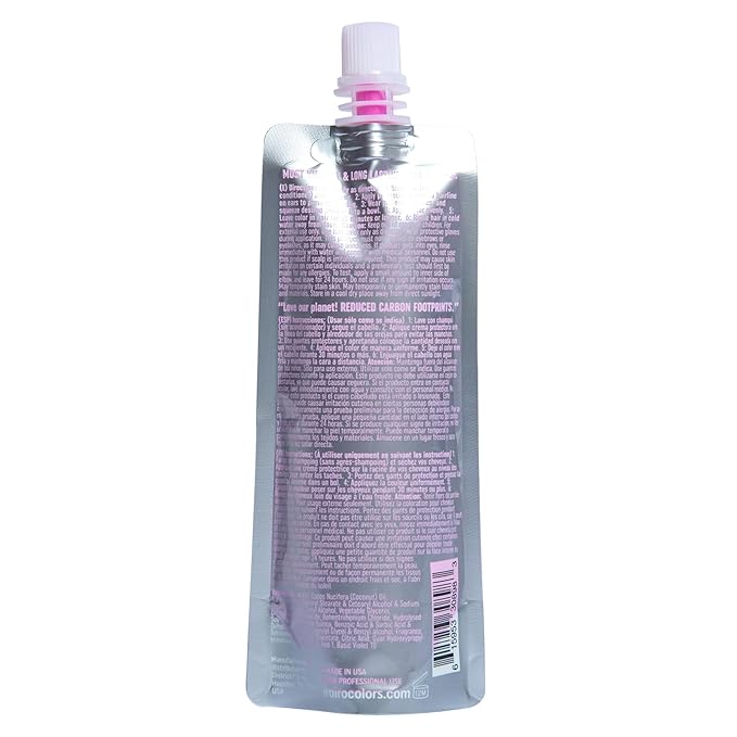 IROIRO Premium Natural Semi-Permanent Hair Color 310 Neon Pink (4oz)