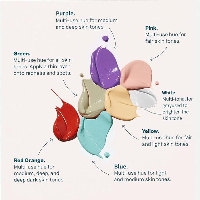 MAEPEOR Liquid Conceal Contour 7 Colors Cream Lightweight Liquid Concealer Contour Makeup for Concealing Blemishes, Brighten Dark Circles (Color 01 White)