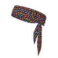 Men's Women Sports Sweat Bands, Multipurpose Elastic Hair Band for Yoga Athletic Shower, Fashion Halloween Pumpkin Trippy Mushroom Headdress Head Accessories