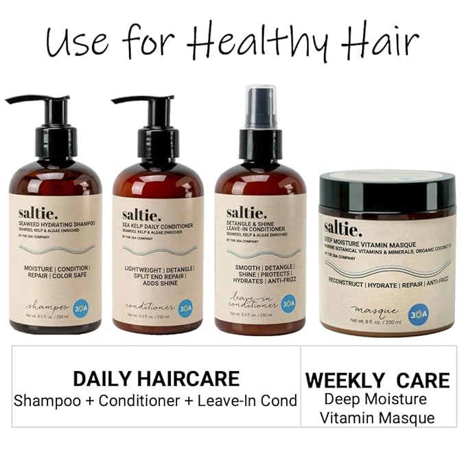 Deep Conditioning Moisture Vitamin Hair Mask with Organic Coconut Oil - Restores Dry Damaged - Repairs damage - reduces frizz - improves scalp circulation - Silicone Free