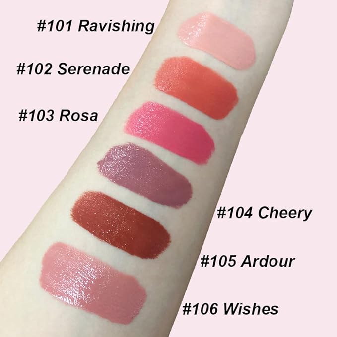 Mysense Liquid Blush Makeup Wand, Soft Cream Blush for Cheeks Tint, Matte Blush Contour Wand with Cushion Applicator, Dewy Finish, Weightless, Natural-Looking, 101 Ravishing-Nude Pink, 0.34fl.oz