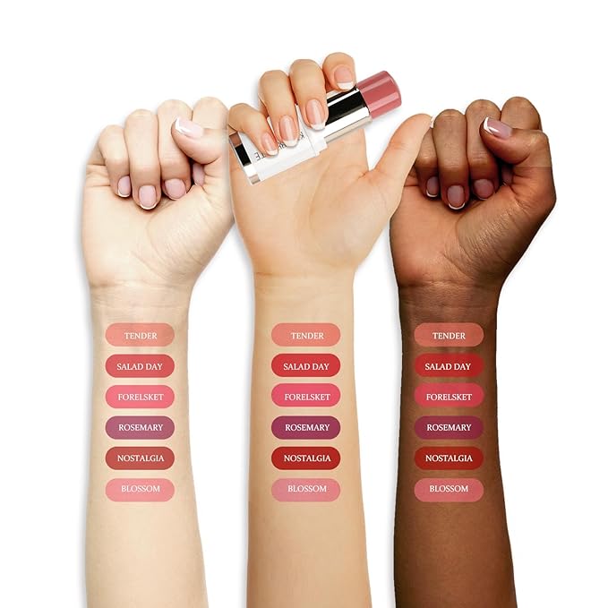 Blush Stick, Cream Blush for Cheeks and Lip Tint, Dewy Finish, Buildable & Blendable Color, Lightweight & Long-Lasting Formula | Terracotta, 0.53fl.Oz