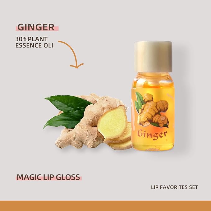 LAMUSELAND 3Pcs Mini Cute Lip Oil, Hydrating Clear Lip Gloss for Lip Care to Prevent and Soothe Dry, Chapped Lips (A (3Pcs))