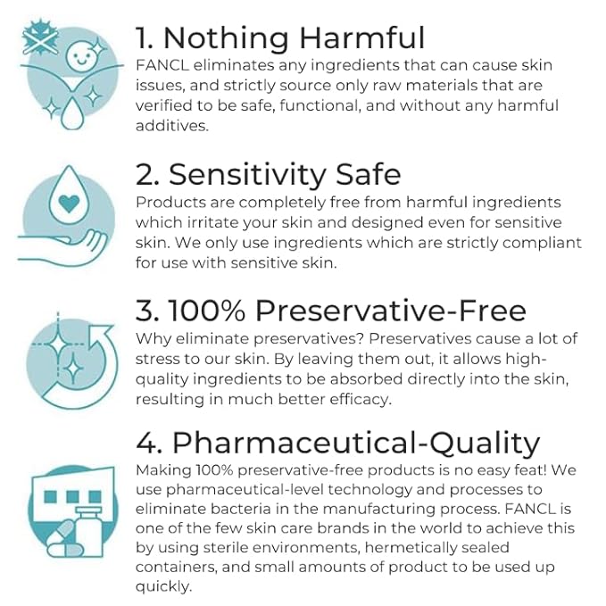 FANCL Mild Cleansing Oil, Japanese Facial Cleansing Oil, Makeup Remover, Oil Cleanser, 100% Preservative Free, Clean Skincare for Sensitive Skin [US Package] (2, Blue)