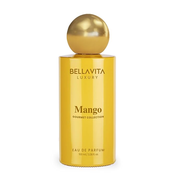 BELLAVITA Gourmet Collection Mango Edp Fruity, Floral, Woody Long Lasting Fragrance Perfume For Men And Women 100ml