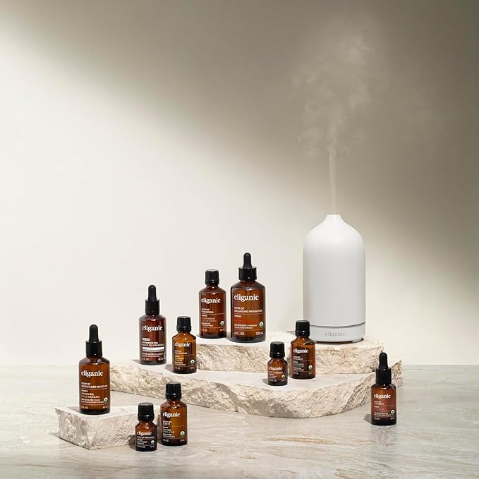 Cliganic Organic Frankincense Essential Oil - Boswellia Serrata, 100% Pure Natural Undiluted, for Aromatherapy | Non-GMO Verified (Packaging May Vary)