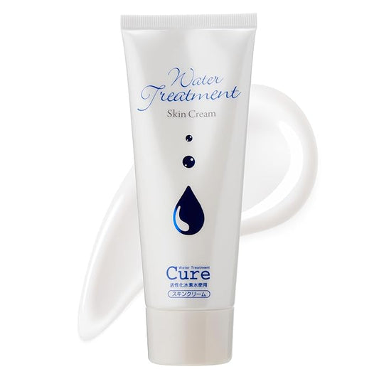 Cure by Toyo | Water Treatment Oil-Free Moisturizer | Face Cream and Body Lotion | Non-Greasy | Sensitive & Dry Skin | 3.5 Ounce