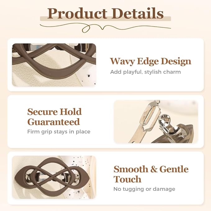 4 Pack Vintage French Barrette Hair Clips, 2025 New Hair Accessories for Women, Strong Hold No Slip Styling (Style C)