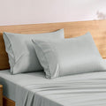 TOSMO Luxury Pillow Case Set of 2 - Cooling Viscose Derived from Bamboo, Oeko-TEX, Breathabl Silky Soft Pillow Cases with Envelope Closure (King / 20x40, Sliver)