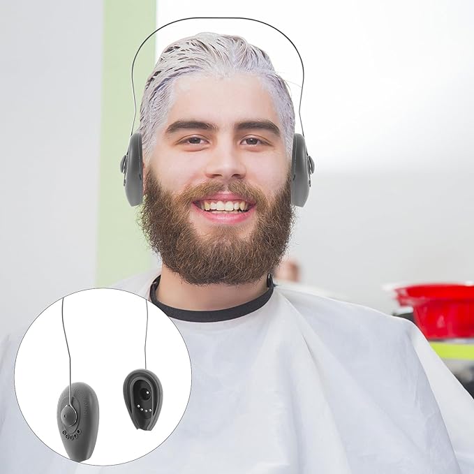 Ear Covers for Shower, Heat and Hair Dye Protection Waterproof Ear Covers for Washing Hair Silicone Ear Caps For Hair Dye Ear Protectors From Heat Styling and Dryer