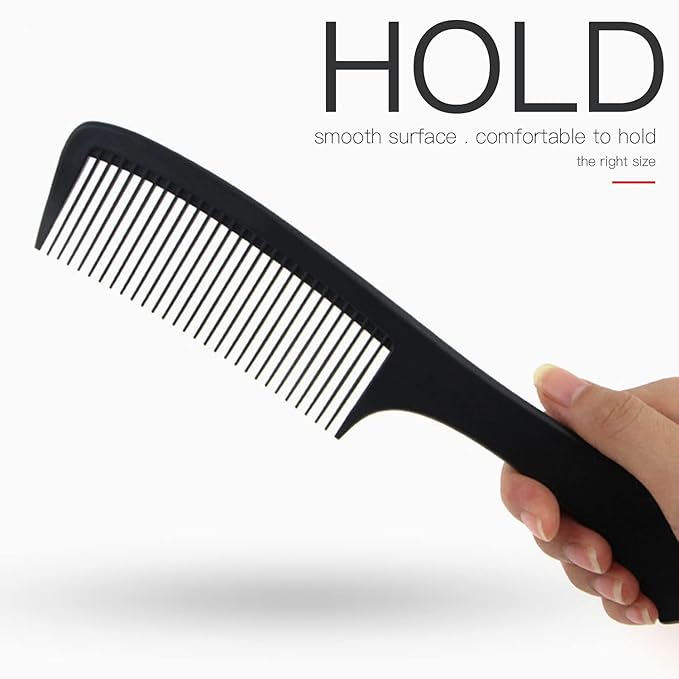 Wide Tooth Comb Large Hair Detangling Comb Styling Comb Hair Brush for Styling and Professional Hair Care, Suitable for Curly Long Wet Hair, Reduce Hair Loss and Dandruff&Headache (6 pcs)