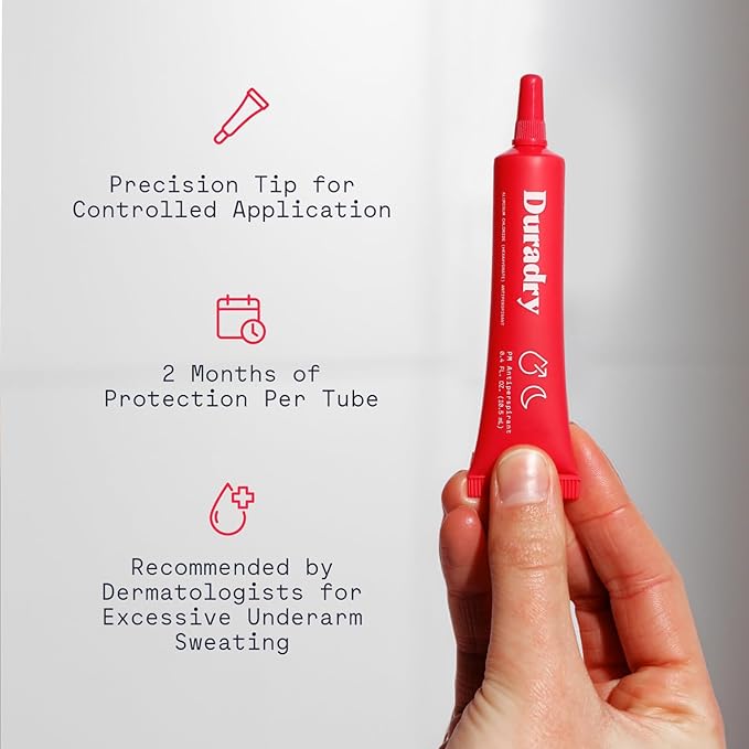 Sweat Minimizing Gel Antiperspirant for Men and Women - Prescription-Strength, Formulated for Excessive Underarm Sweating and Hyperhidrosis - 0.4 Fl Oz (Pack of 3)