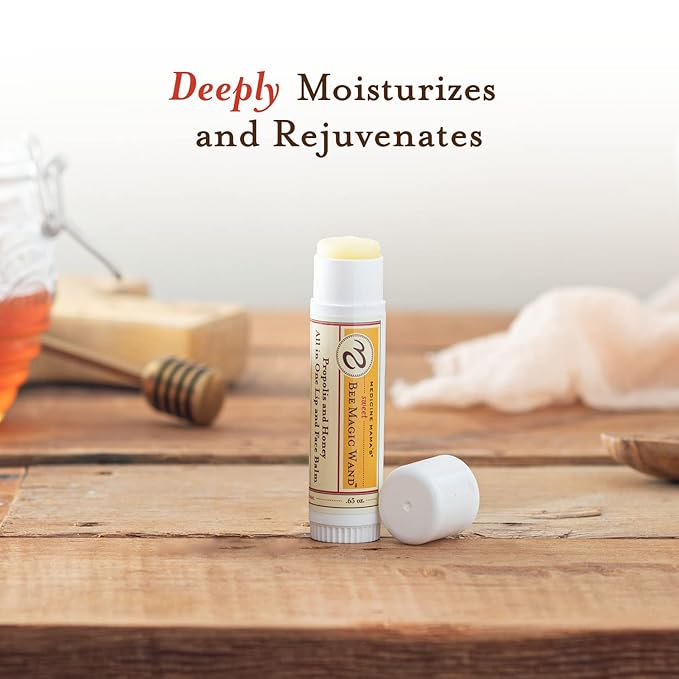 Medicine Mama's Sweet Bee Magic Organic Lip Balm Chapstick, 0.65 oz, 2 Count