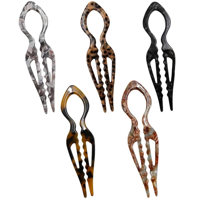 5Pc Prestige Hair Pins,French Hair Pins for Women, Women Hair Accessories, Suitable for Thick Hair