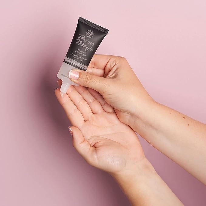 W7 Prime Magic Face Primer - Clear Makeup Base Priming Formula For Flawless Skin - Vegan Makeup - 2 Pack
