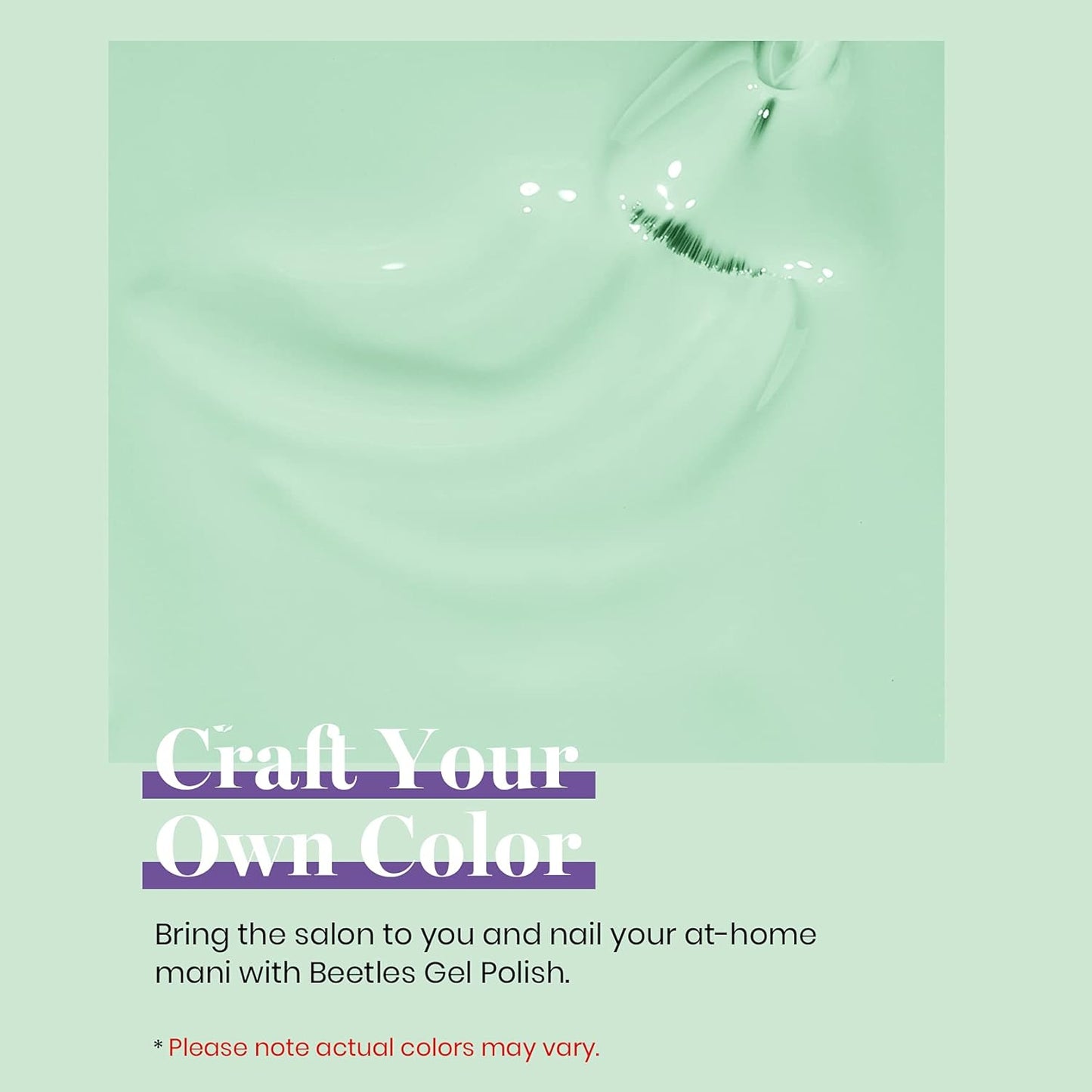 Beetles Gel Nail Polish 15ml Green Gel Polish Pastel Mint Green Color Gel Polish Soak off Uv Led Nail Lamp Nail Art Manicure Salon Salon DIY Gel Nail Design