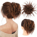 HMD Tousled Updo Messy Bun Hairpiece Hair Extension Ponytail with Elastic Rubber Band Updo Ponytail Hairpiece Synthetic Hair Extensions Scrunchies Ponytail Hairpieces for Women