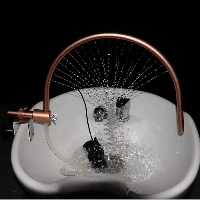 Massage Salon & Spa Basin Faucet, 180° Arc Design Water Circulation Rack for Head Hair Salon Head Spa Frame Head Therapy Device