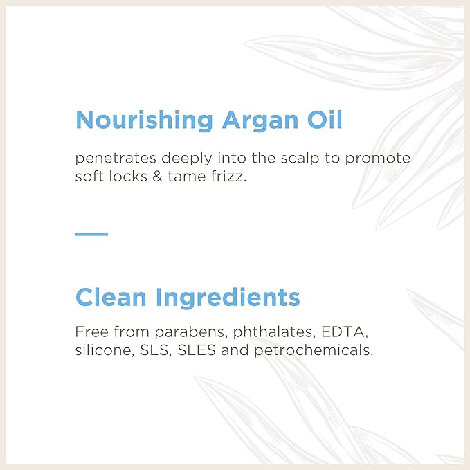 Soapbox Argan Oil Shampoo, Harsh Sulfate Free, Paraben & Silicone Free, Color Safe, and Vegan Hair Shampoo | Control & Soften Shampoo (33.8 Ounces)