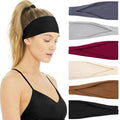 Huachi Women's Headbands Non Slip Headbands for Women's Hair Fashion Head Band Workout Yoga Sports Exercise Sweatbands Summer Hair Accessories Elastic Hairbands