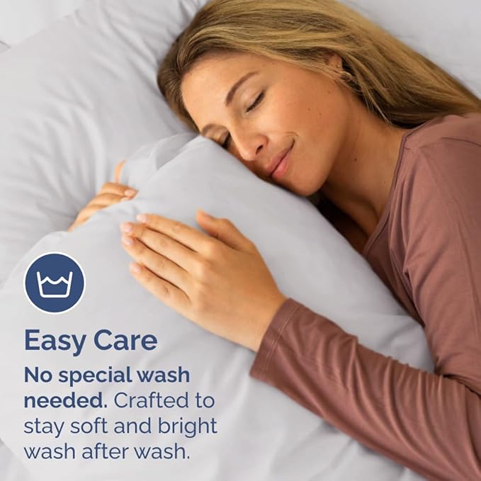 Queen Pillow Cases - 4 Pack - Super Soft Pillowcase Covers - Envelope Enclosure - Hotel Quality Pillow Protectors - Wrinkle Free, Shrink & Stain Resistant - Machine Washable - 20" x 30" (French Grey)