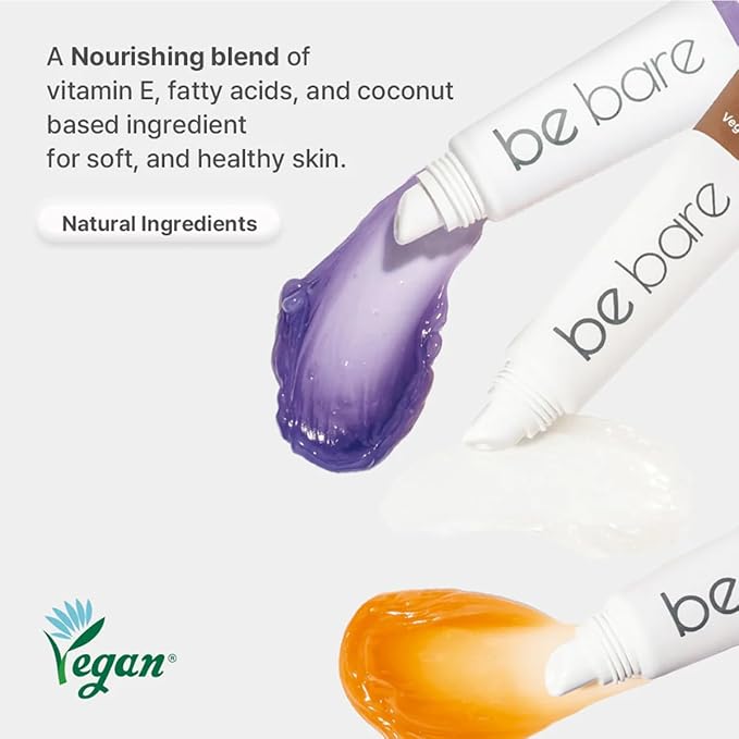 Total Care Balm Variety Pack - Berry Burst, Peachy Pleasure, CocoNutty Nourishing Multi-Balm with Vitamin E for Moisturizing Lips, Nails, Elbows and Dry Skin (3 pc)