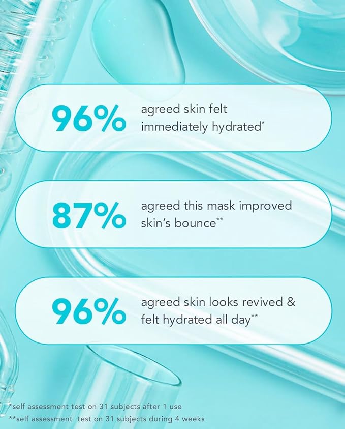 TULA Skin Care H2Oasis Instant Skin Reviving Mask - Hydrating Face Mask, Plumps and Energizes Tired Dehydrated Skin, Contains Resurrection Plant and Desert Lime, 2.7 Fl Oz.