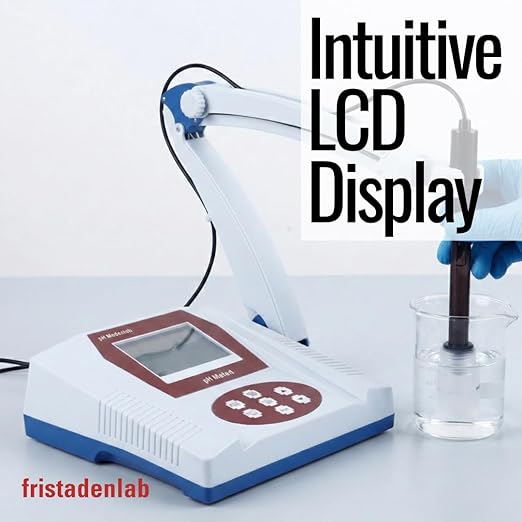 Fristaden Lab Benchtop pH Meter | USA Company | (Upgraded Glass Lab Electrode - 6501)