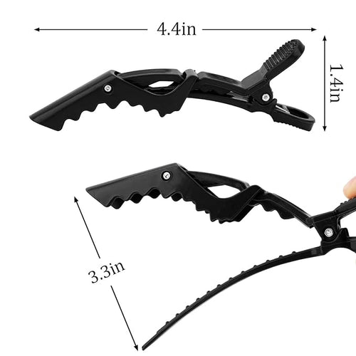30-Pack Alligator Hair Clips for Styling - Professional Non-Slip Hair Clamps for Women & Girls