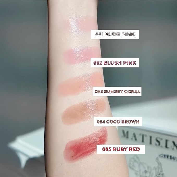 Lip Balm – Long-Lasting Hydration with Natural Color – Korean Beauty, Oasis Plant Complex, Silicone-Free, Vegan & Cruelty-Free Lip Care (001 Nude Pink)