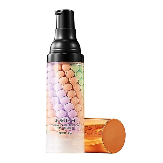 Contour Multi-Color Pink Green Purple Isolation Waterproof Natural Makeup Protection Hydration Oil Balance Moisturizing 40g