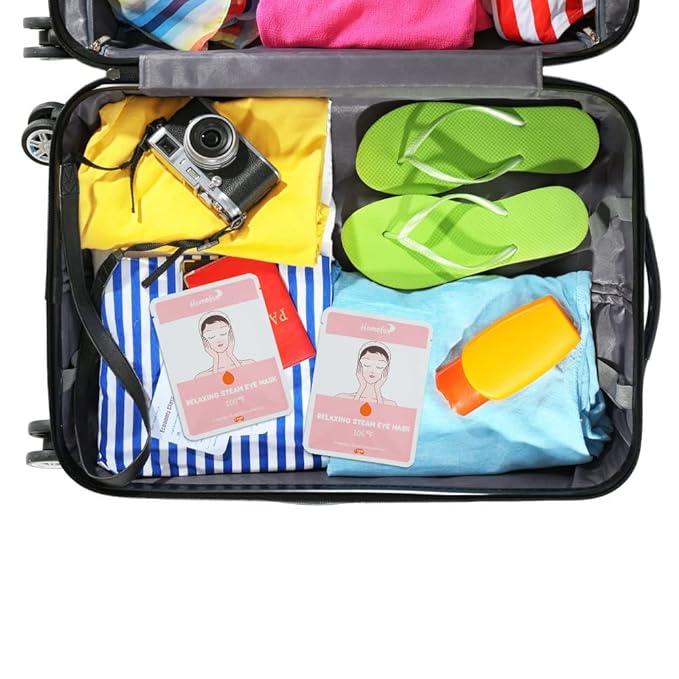 Disposable Steam Eye Mask for Dry Eye Care - 8 Pack Heating Eye Mask for Dark Circles and Puffiness Relief Soothing Warm Eyes Masks Pads, Fragrance Free