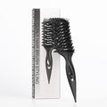Curl Defining Brush, Curly Hair Brush for Detangling Shaping and Styling Curly Hair, Vented Candy Brush for Wet or Dry Hair Types for Women and Girl, Defining with Side Gear, Reduces Frizz (Black)