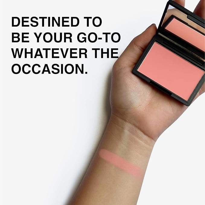 Makeup Powder Blusher - "Heart Throb" - 4g / 0.141oz - Pigmented, Buildable, Lightweight Powder Blush for a Radiant, Healthy, Natural Glow. Versatile Shades - Pink- Warm - Matte finish