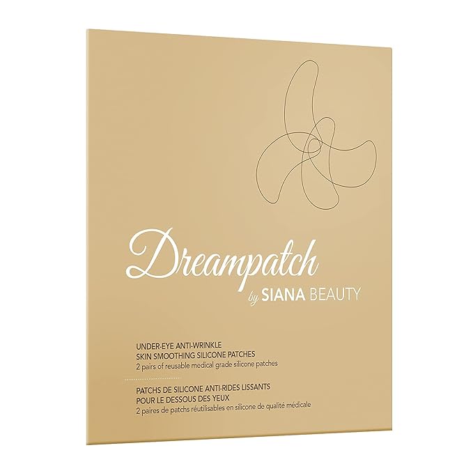 Anti-Wrinkle Skin Smoothing Reusable Silicone Patches by SIANA BEAUTY | Dreampatch, Under-Eye Patches, 2 pairs, 1-month supply